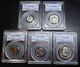 1952 Us 5 Coin Proof Set All 5 Coins Pcgs Graded