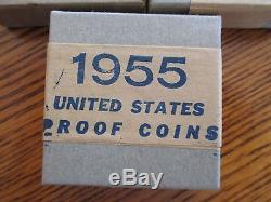 1953 1954 1955 US MInt Silver Proof Sets in Unopened Seal Boxes