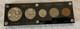 1953 5 Coin Us Mint Silver Proof Set Gem Coins In White Capital Holder