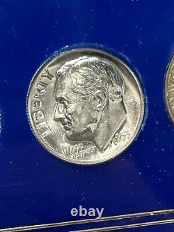 1953 5 Silver Coin Proof Set In Capital Proof Plastic Holder CS68
