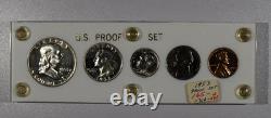 1953-P 5-Coin Proof Set/In Plastic Holder (in cloth bag)