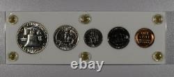 1953-P 5-Coin Proof Set/In Plastic Holder (in cloth bag)