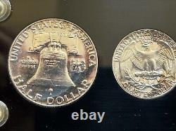 1953 US Mint Silver Proof Set Gem Coins Capital Holder