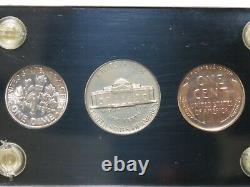 1953 US Silver Proof Set 5-Coin in Capital Plastics Holder Toned