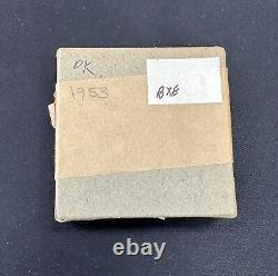 1953 U. S Mint Silver Proof Set, 5 coins, original box & cellophane