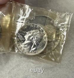 1953 U. S Mint Silver Proof Set, 5 coins, original box & cellophane