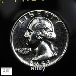 1953 United States Silver PROOF Set in Capital Plastics Holder