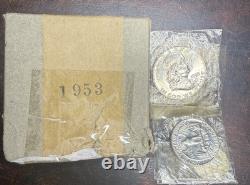 1953 silver US PROOF SET in ORIGINAL BOX, Original Tissue & Cellophane