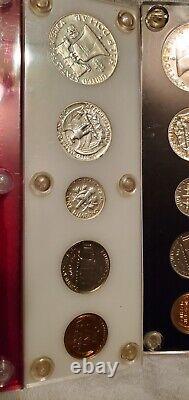 1954-1964 Silver Proof Sets 90% Silver Coins In Holders 10 Year Run 11 Proof Set