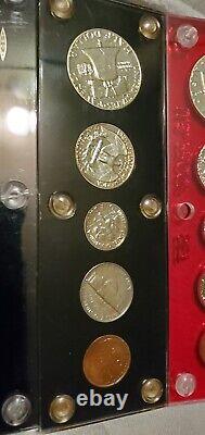 1954-1964 Silver Proof Sets 90% Silver Coins In Holders 10 Year Run 11 Proof Set