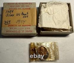 1954 5-coin gem silver U. S. Mint PROOF SET in original BOX. #6