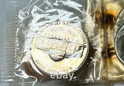 1954 5-coin gem silver U. S. Mint PROOF SET in original BOX. #6