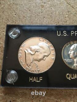 1954 American Mint Silver Proof Coin Set In Plastic Holder
