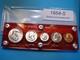 1954-s Mint Silver Set Of U. S. Coins Lustrous Brilliant Uncirculated