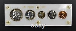 1954 Silver Proof Set? Capital Holders? 50c 25c 10c 5c 1c 5 Piece? Trusted