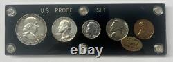1954 Silver Proof Set In Capital Plastic Holder