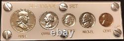1954 US Mint Proof Set Gem Coins in White Capital Holder Free Shipping
