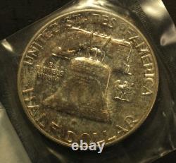 1954 US Mint Proof Set OGP Original Box Set with Franklin Half Dollar Etc