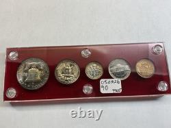 1954 US Mint Silver Proof 5 Coin Set with Super Toning 050526 90tke