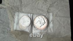 1954 US Mint Silver Proof Set in OGP Box with Tissue Beautiful Set Nice Toning