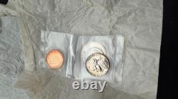 1954 US Mint Silver Proof Set in OGP Box with Tissue Beautiful Set Nice Toning