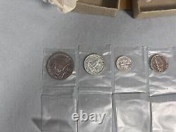 1954 US Proof Coin Set Silver In Bags, Tissue and Box Free Shipping #2