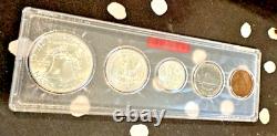 1954-US Proof Set 90% Silver-in Clear Whitman Holder