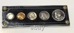 1954 US Silver Proof Set 5-Coin in Capital Plastics Holder