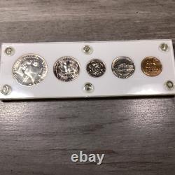 1954 U. S. Mint (Key Date) Silver Proof Set in Capital Holder with5 Coins-070222-01