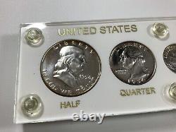 1954 U. S. Mint Proof Set in Plastic Capital Holder