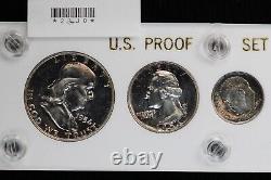 1954 U. S. Mint SILVER Proof Set Capital Plastics 23J0