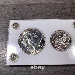 1954-U. S. Mint Silver Proof Set in Capital Holder-5 Coins-Tough Date-070222-01