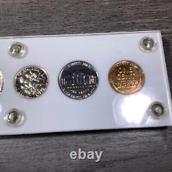 1954-U. S. Mint Silver Proof Set in Capital Holder-5 Coins-Tough Date-070222-01