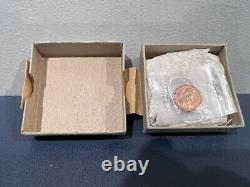 1954 United States Mint Silver Proof Set 5 Coin with Original Box + Tissue (AAE)