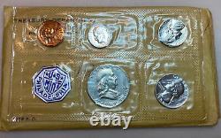 1955-1956-1957-1958-1959-1960-1961-1962-1963-1964 US mint silver proof sets OGP