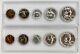1955 1956 Us Mint %90 Silver Proof Set In Plastic Holders 10 Coin Set