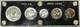1955 5 Silver Coin Proof Set In Proof Set Plastic Holder Box-cs1