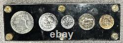 1955 5 Silver Coin Proof Set In Proof Set Plastic Holder BOX-CS1
