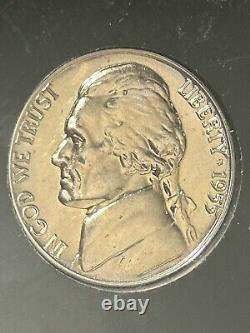 1955 5 Silver Coin Proof Set In Proof Set Plastic Holder BOX-CS1