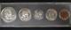 1955 5 Silver Coin Proof Set In Whitman Plastic Holder