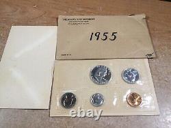 1955 Flat Pack Proof Set inUS Mint Envelope/Cello-90% Silver-040123-0081