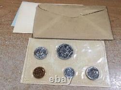 1955 Flat Pack Proof Set inUS Mint Envelope/Cello-90% Silver-040123-0081