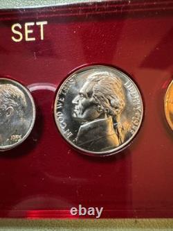 1955 PROOF SET IN CAPITAL HOLDER Cameo Franklin And More. 90 Silver