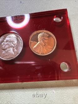 1955 PROOF SET IN CAPITAL HOLDER Cameo Franklin And More. 90 Silver
