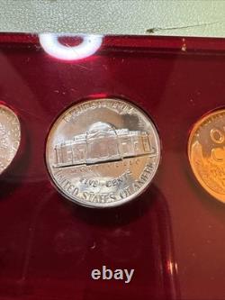 1955 PROOF SET IN CAPITAL HOLDER Cameo Franklin And More. 90 Silver