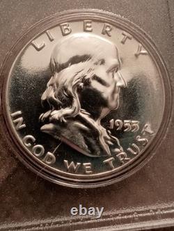 1955 P Proof Set Gem Quality, Silver Half, Quarter And Dime. Brilliant Unc Coins