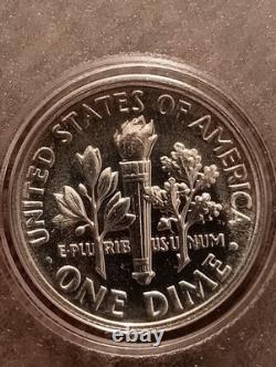 1955 P Proof Set Gem Quality, Silver Half, Quarter And Dime. Brilliant Unc Coins