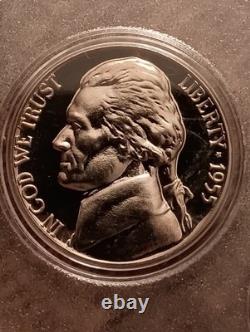 1955 P Proof Set Gem Quality, Silver Half, Quarter And Dime. Brilliant Unc Coins