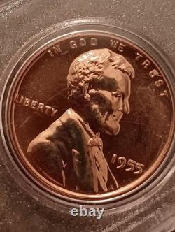 1955 P Proof Set Gem Quality, Silver Half, Quarter And Dime. Brilliant Unc Coins