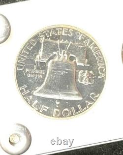 1955 P White Capital Proof Holder US Mint Silver 5 Coin Set. Gotta See FREE SHIP